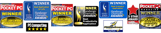 Award-winning software for your Pocket PC, Palm or Smartphone!