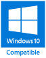 Compatible with Windows 10 Windows 10 logo