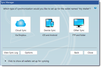 sync setup