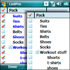 Make your lists reusable by resetting them - perfect for shopping