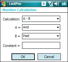 Calculate totals for columns