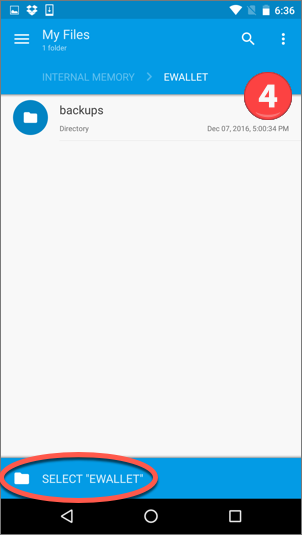 Import GO file, step 4
